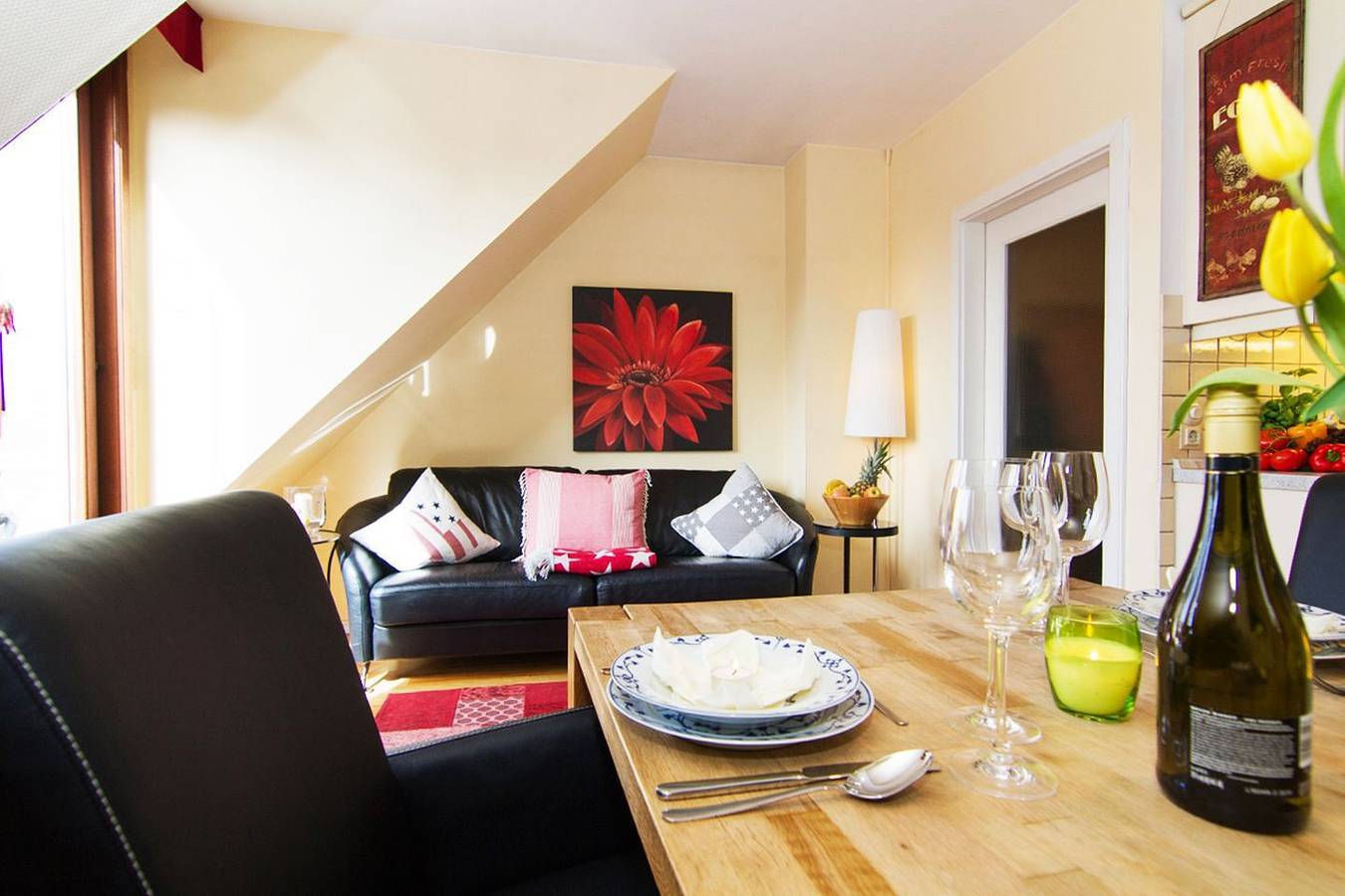 Ganze Wohnung, Komfortable Ferienwohnung Strandperle 1. Og/Dg mit Balkon in Wenningstedt in Wenningstedt, Sylt