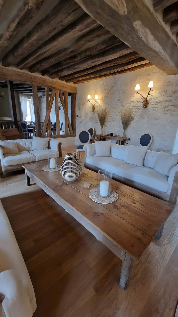 Gîte d’Albert – 15 Personen, private Terrasse, Wlan und Klimaanlage in Oise