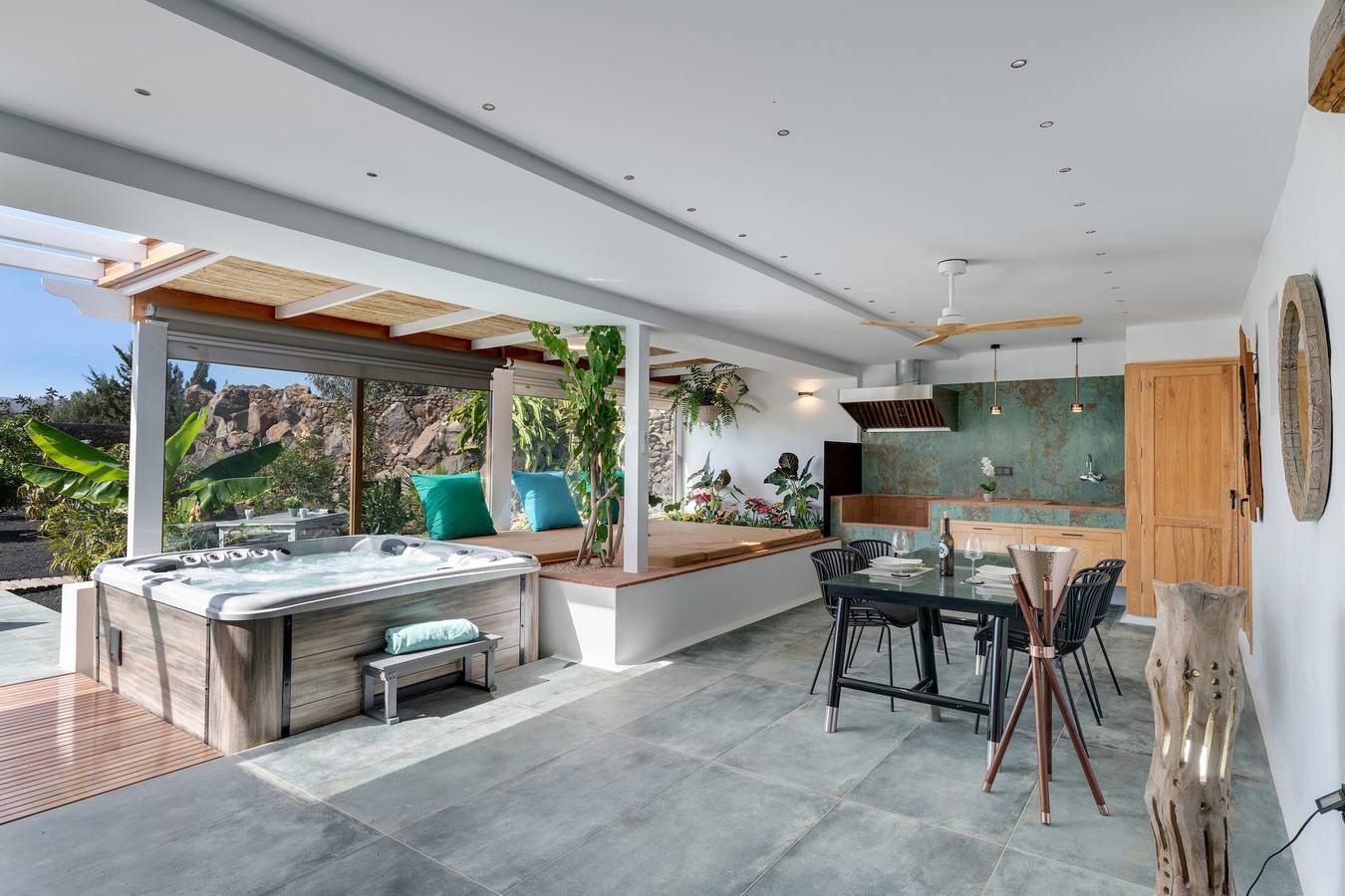 Appartamento intero, Appartamento vacanze 'El Alcaidón 2' con Wi-Fi e aria condizionata in Risco Prieto, Tias