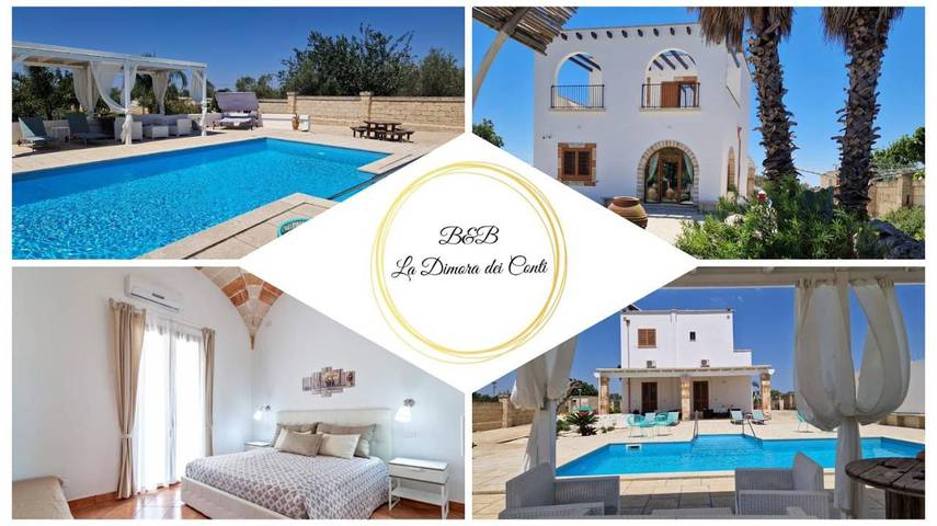 Bed and Breakfast für 4 Personen, mit Terrasse und Garten sowie Pool und Ausblick