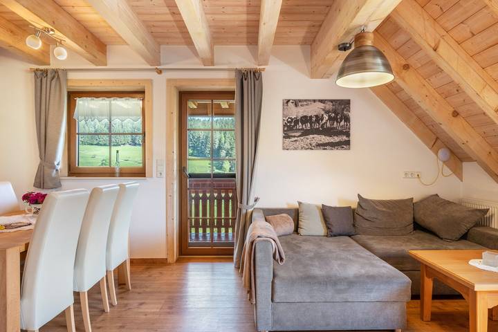 Ferienwohnung für 5 Personen, mit Garten, kinderfreundlich