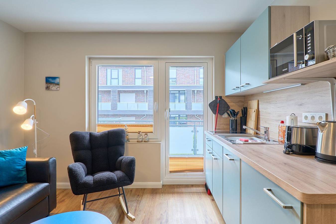 Ganze Wohnung, Modernes Appartement am Sandstrand von Grömitz mit Balkon und Komfortausstattung in Grömitz, Ostholstein