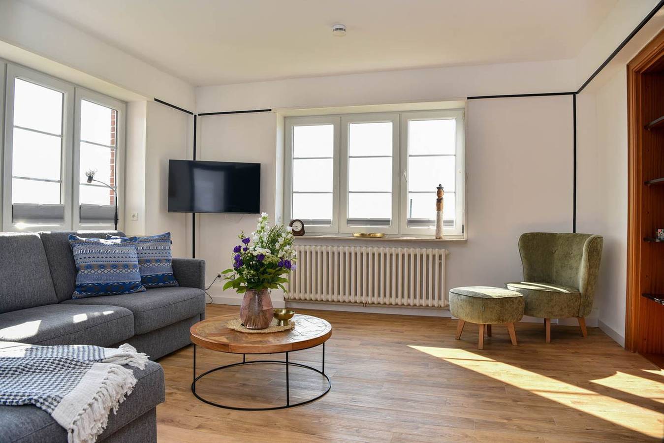 Ganze Wohnung, Erleben Sie erholsame Tage in unserer gemütlichen 3-Raum-Wohnung auf Langeneß. Hallig in Langeneß, Halligen