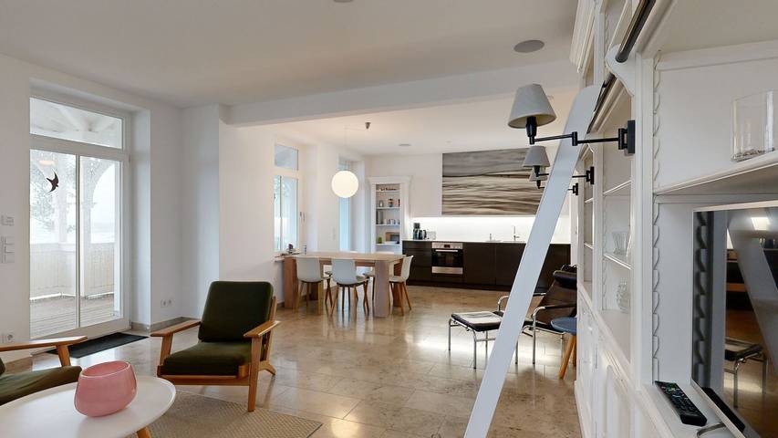 Ferienwohnung für 6 Personen, mit Balkon und Sauna in Binz - 4