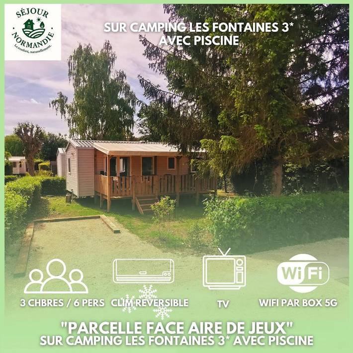 Parc de vacances pour 6 personnes, avec piscine et jardin, animaux acceptés à Ivry-la-Bataille - 3