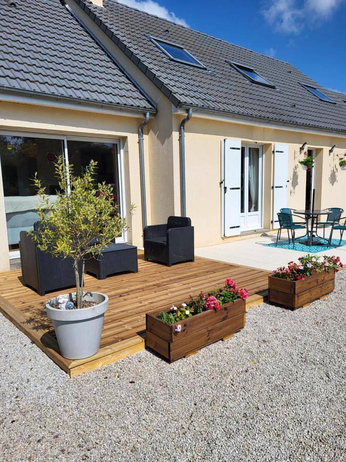 Location de vacances pour 6 personnes, avec jardin et vue dans Couville - 2