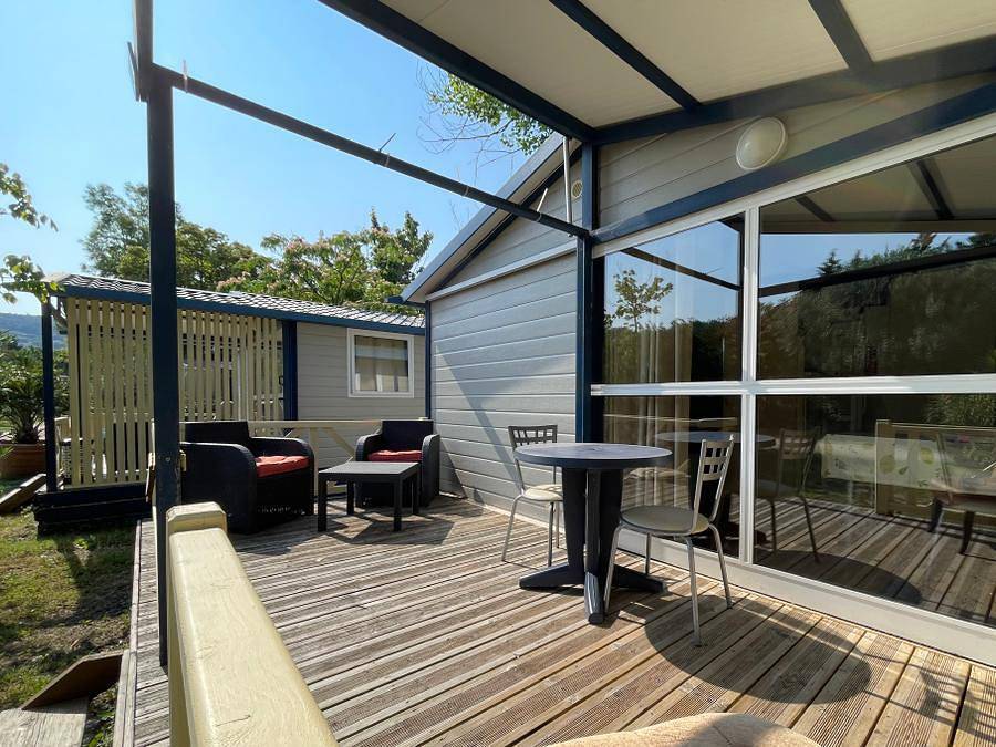 Camping Les Floralies - Chalet 4 personnes - Morea disponible à partir de 17h in Montauroux, Côte méditerranéenne (France)