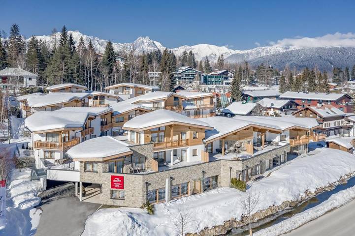 Apartmenthotel für 5 Personen, mit Garten und Sauna sowie Ausblick in Seefeld in Tirol