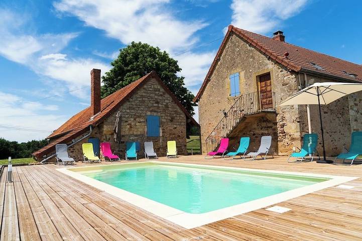 Location de vacances pour 15 personnes à Saint-Bonnet-de-Vieille-Vigne