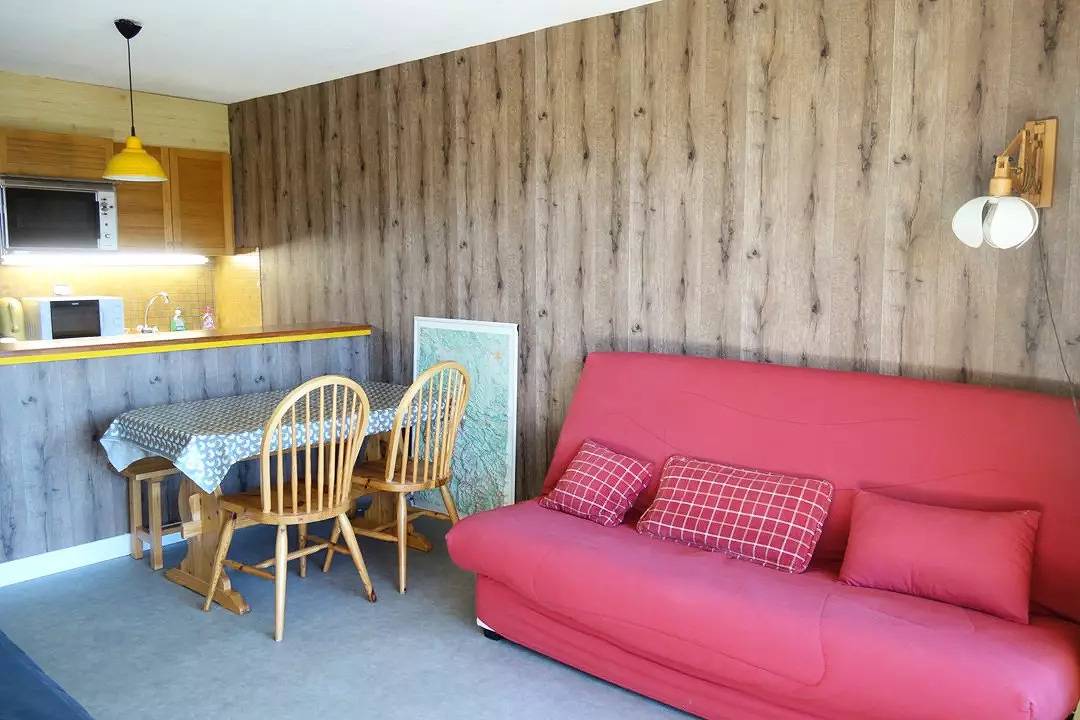 Ganzes Studio, Else Centre Station Wohnung in Huez, Nationalpark Écrins