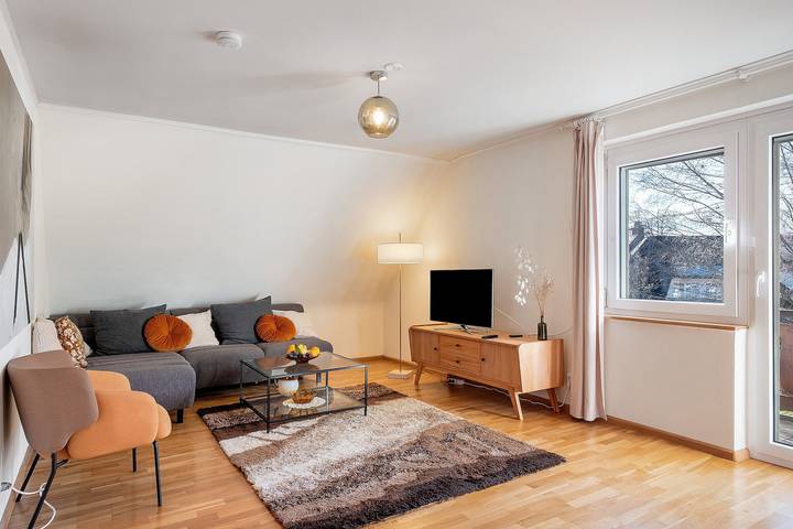 Ferienwohnung für 4 Personen, mit Garten, kinderfreundlich