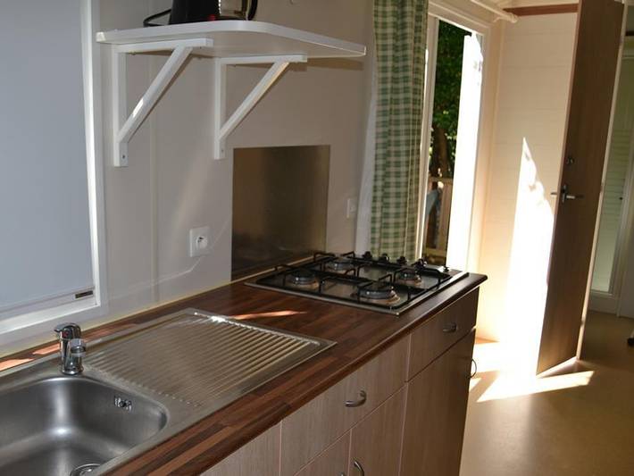 Mobil home pour 4 personnes, avec bassin pour enfant à Salavas - 3