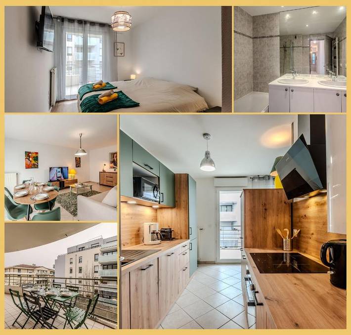 Gîte pour 6 personnes, avec balcon à Ferney-Voltaire - 3