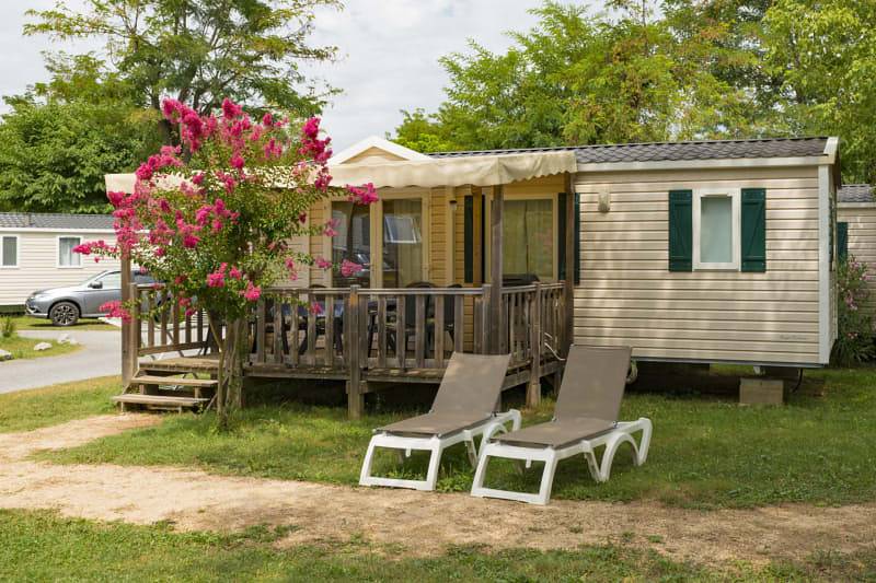 Rcn la Bastide en Ardèche — Mobil home Cerisier in Sampzon, Ardèche