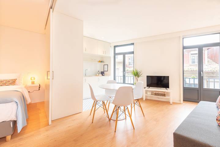 Estudio para 3 personas, con balcón en Oporto - 3