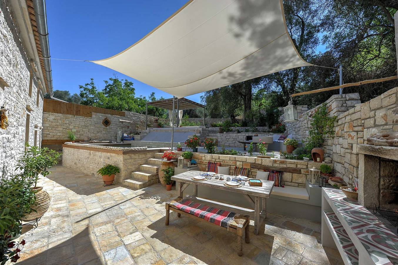 Βίλα για 4 άτομα με κήπο in Μπογδανάτικα, Παξούς