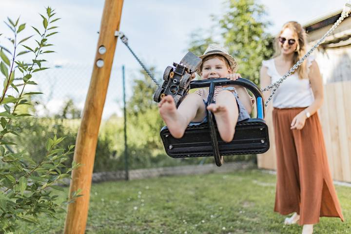 Ferienhaus für 4 Personen, mit Terrasse und Sauna sowie Garten in Fränkisches Seenland - 4