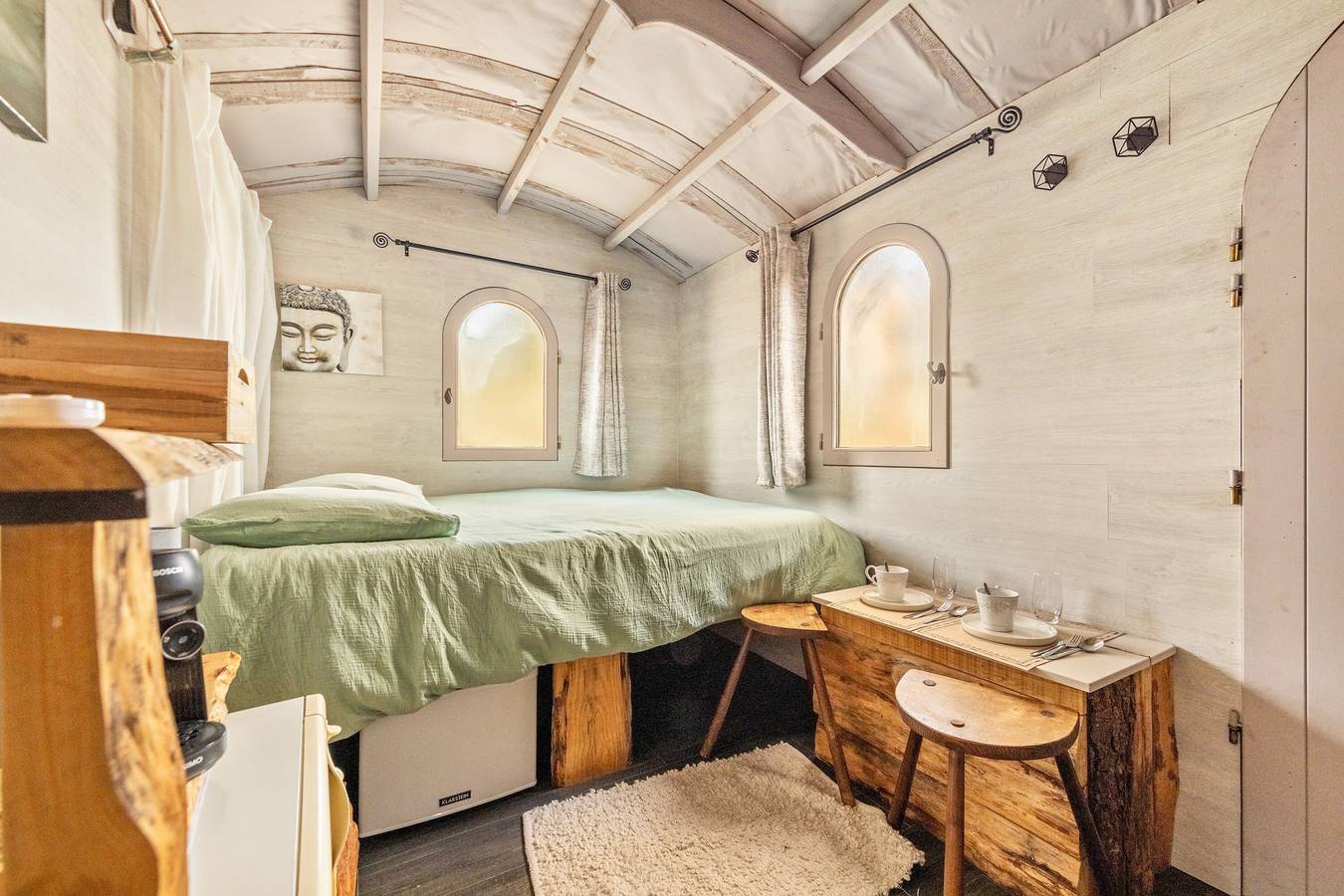 Gästehaus „La Roulotte des Chouchous“ mit Klimaanlage in Hourtin, Lesparre-Médoc und Umgebung