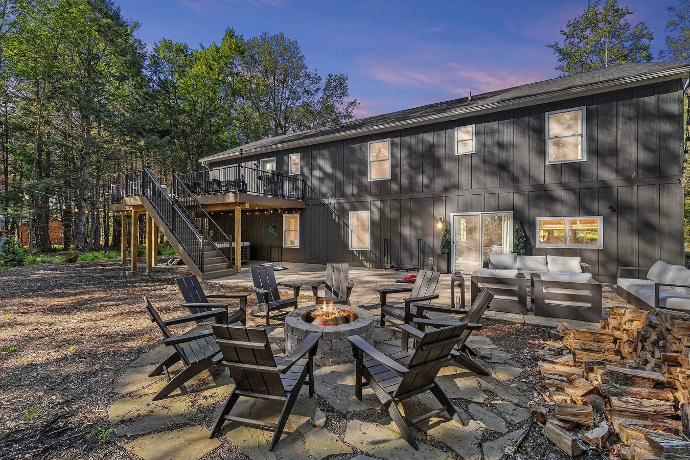 Hottub Firepit Gameroom 10Mins2Jackfrostbigboulder in Blakeslee, Condado de Monroe (PA)