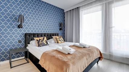 Gîte pour 2 personnes, avec balcon/terrasse ainsi que jacuzzi et piscine, animaux acceptés à Gdańsk