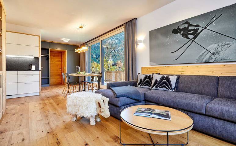 Hütte für 2 Personen, mit Balkon und Garten