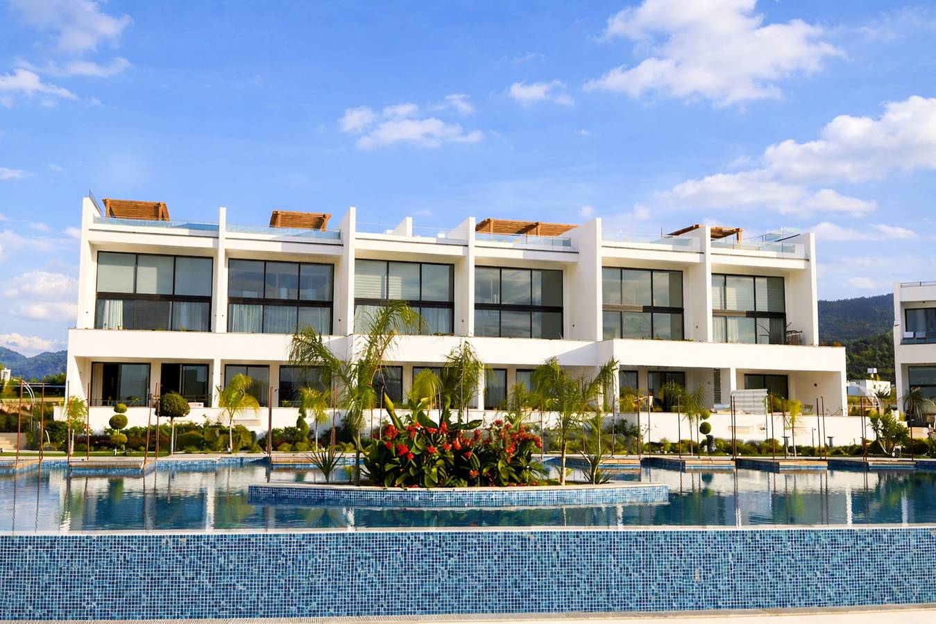 Ganze Wohnung, B1-2 Apartment Mykonos mit Zugang zum Pool in Nordzypern
