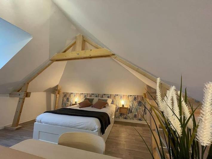 Gîte pour 4 personnes, avec jardin dans Le Thuit-Simer