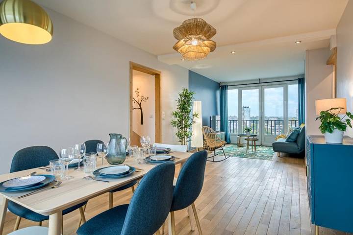 Gîte pour 6 personnes, avec balcon et vue à Mont-Saint-Aignan - 3