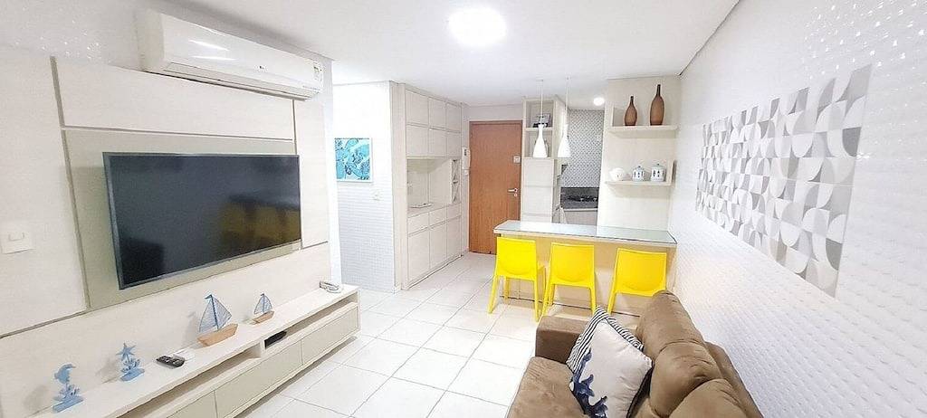 Casas e apartamentos de temporada para 6 pessoas, com jardim e jacuzzi em Tamandaré