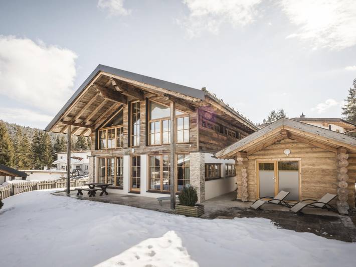 Ferienhaus für 6 Personen, mit Terrasse und Sauna in Leutasch