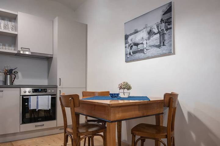 Ferienwohnung für 3 Personen, mit Garten
