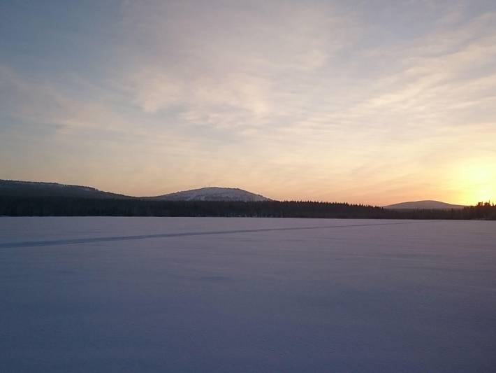 Teppolan rinne in Salla, Lappland