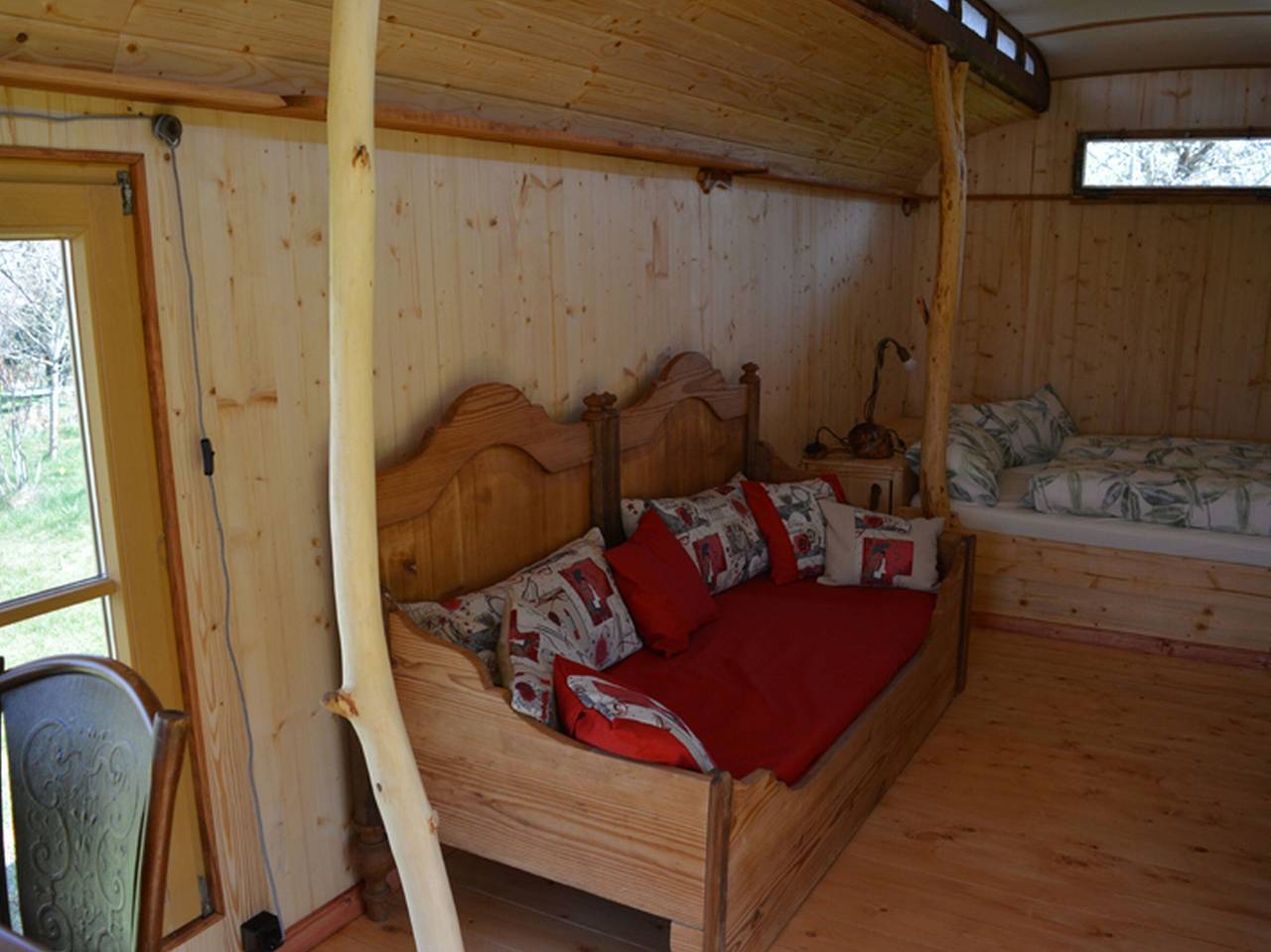 Zirkuswagen „Villa Abendrot“, die andere Art Urlaub zu verbringen. in Ostrach, Region Bodensee-Oberschwaben