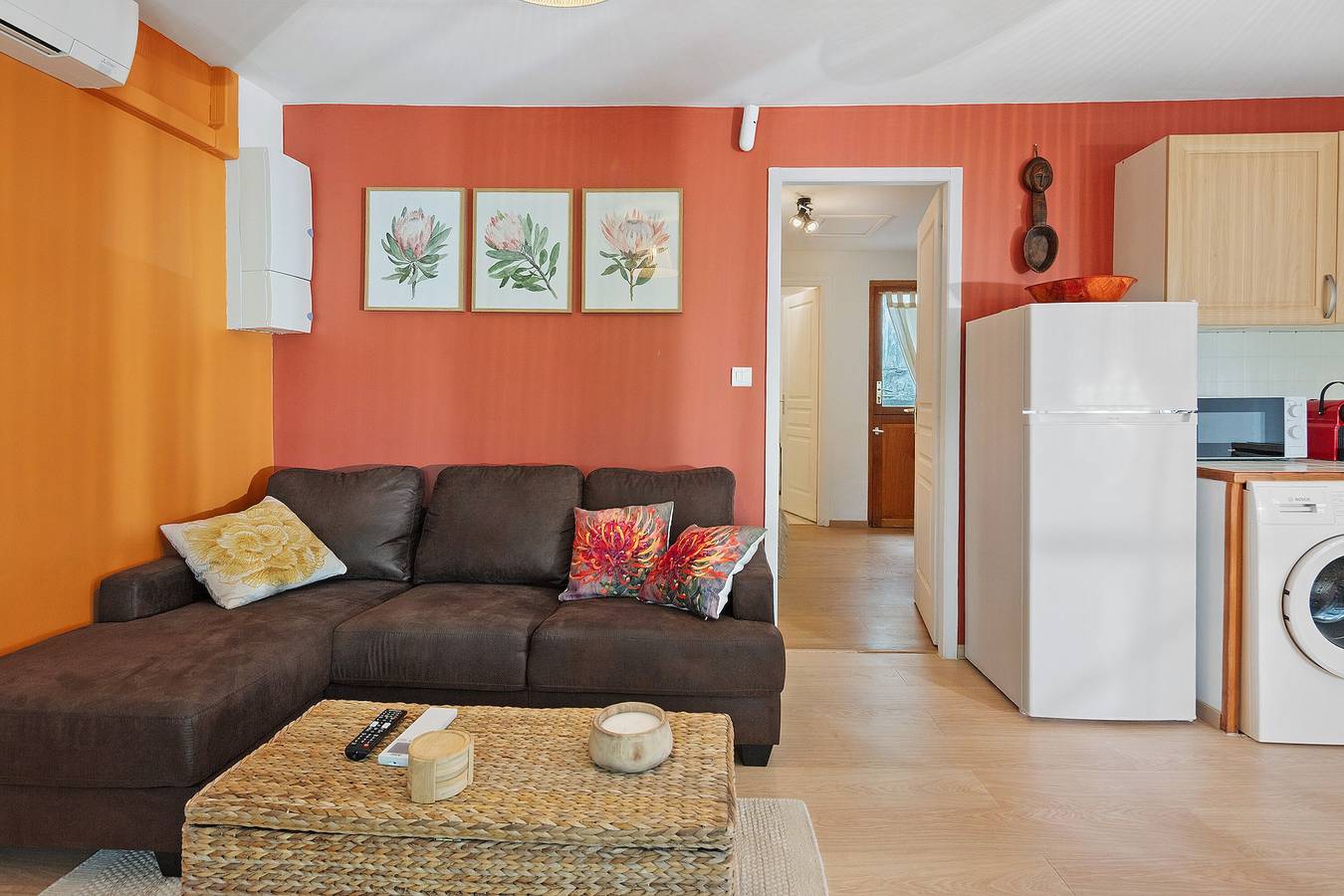 Gîte Protea - Mas De La Brousse avec vue montagne, Wi-Fi et climatisation in Saumane, Parc national des Cévennes