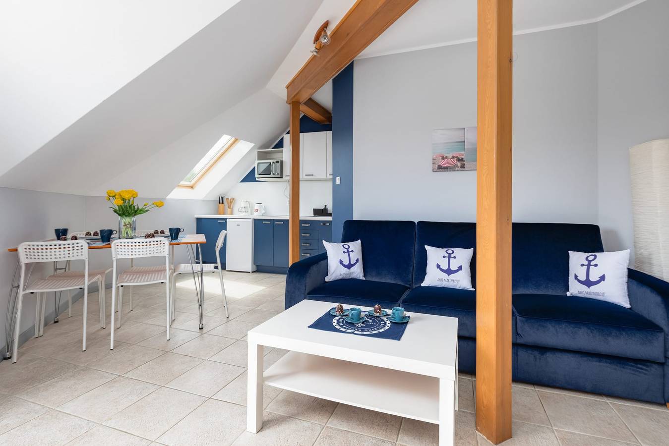 Ganze Wohnung, Family Apartment for 6 Persons | Close to the Beach and Parking in Pobierowo, Powiat gryficki