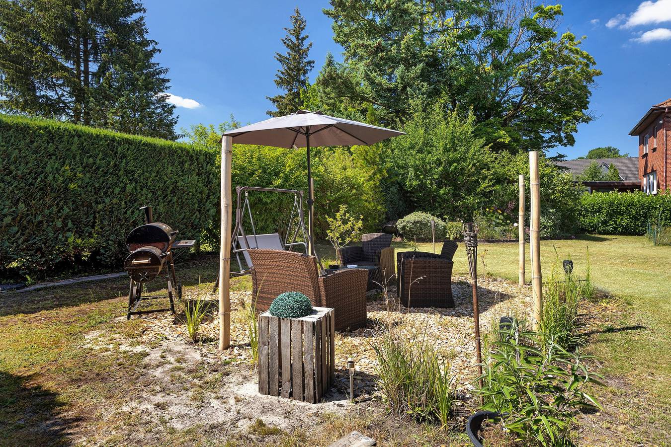 Ganze Wohnung, Ferienwohnung-Zentral" mit privatem Garten und Wlan in Soltau, Landkreis Heidekreis