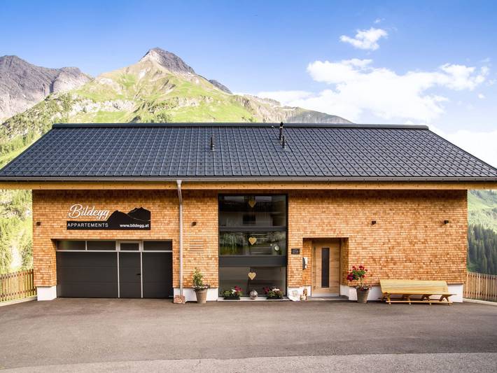 Ferienwohnung für 6 Personen, mit Terrasse und Garten sowie Sauna im Lechtal