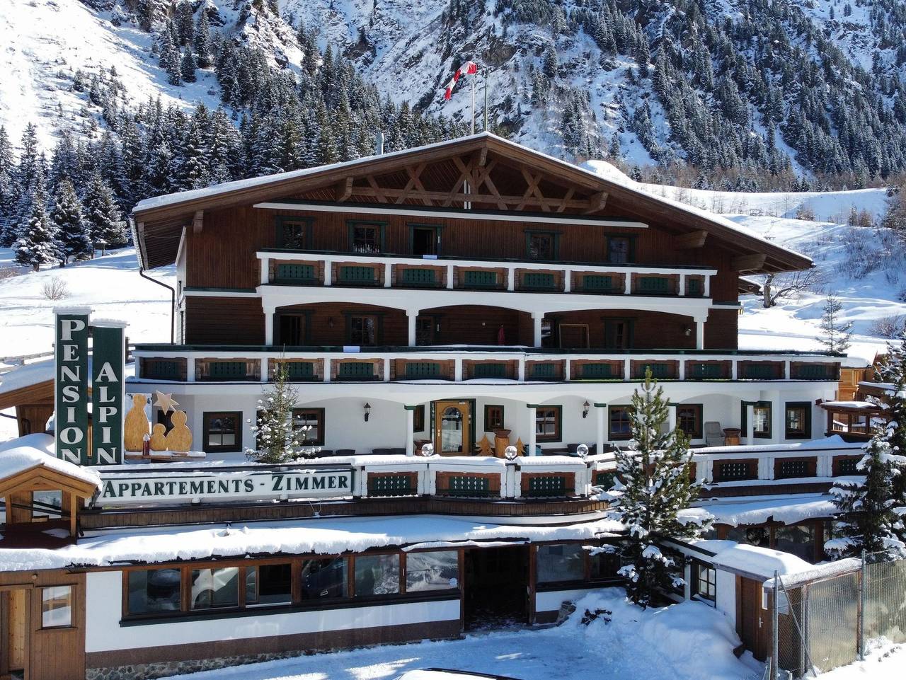Ganze Ferienwohnung, Pension Alpin in St. Leonhard im Pitztal, Ötztaler Alpen