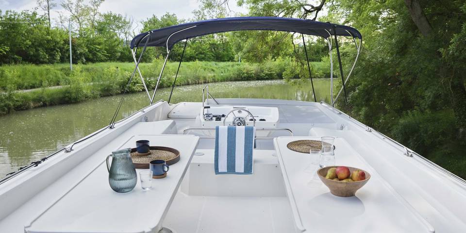 Bateau pour 9 personnes, avec balcon/terrasse et terrasse dans l' Aude - 3