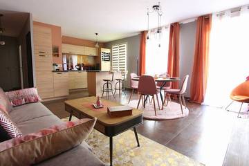 Gîte pour 4 personnes, avec balcon à Chessy