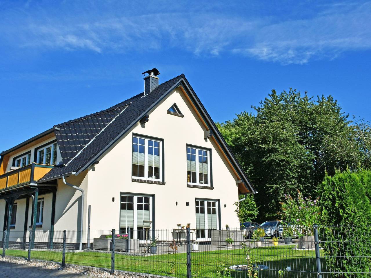 Ganze Ferienwohnung, Ferienwohnungen zur Granitz mit Terrasse - 02 Ferienappartement zur Granitz mit Balkon in Serams, Zirkow