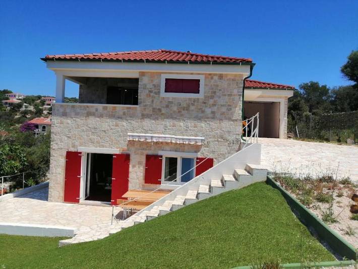 Villa für 7 Personen, mit Pool und Ausblick sowie Garten in Novalja