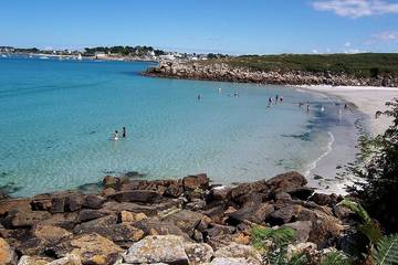 Location de vacances pour 10 personnes, avec jardin à Landunvez