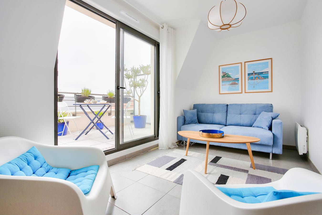 Studio entier, Studio pour 2 avec balcon à 700 m de la plage in Dinard, Région de Saint-Malo