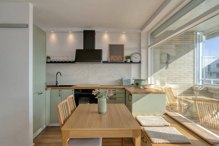 Ferienwohnung für 4 Personen, mit Balkon und Pool in Sierksdorf