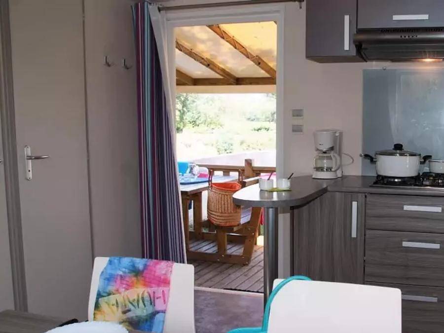 Camping Tikayan la Vallée du Paradis - Mobilhome 6 personnes - Mobil Home Colorado 3 Pièces 4/6 Personnes Climatisé + Tv in Saint-Raphaël, Côte méditerranéenne (France)