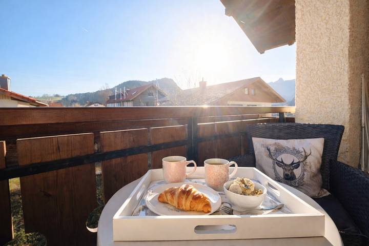 Ferienwohnung für 4 Personen, mit Balkon und Terrasse sowie Garten in Pfronten - 3