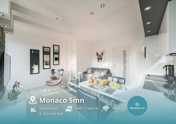 Gîte pour 4 personnes dans Gare de Monaco Monte Carlo