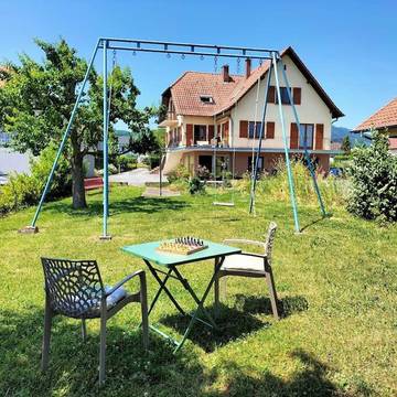 Gîte pour 2 personnes, avec terrasse et jardin, animaux acceptés à Gertwiller