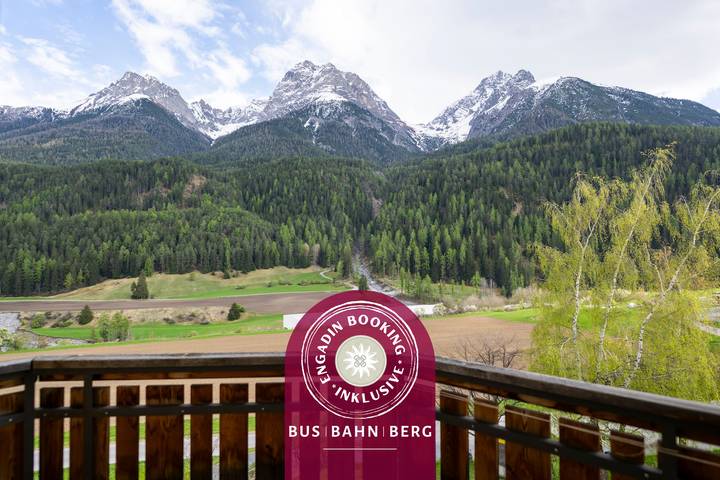 Ferienwohnung für 6 Personen, mit Balkon in Scuol